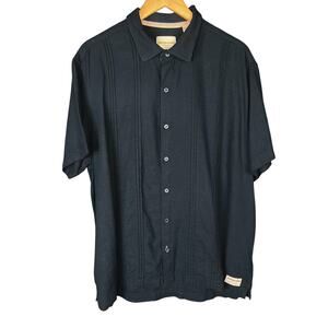 Men's Scotch & Soda Linen Blend Button-Up S/S Shirt Beach - XL